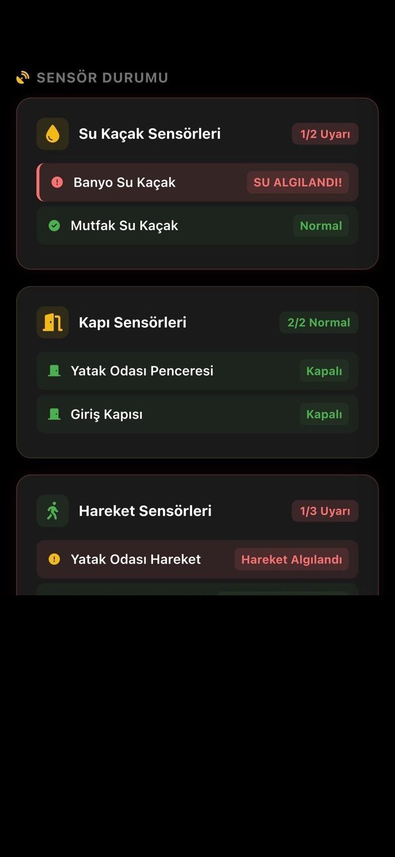 Kaçak ekranı